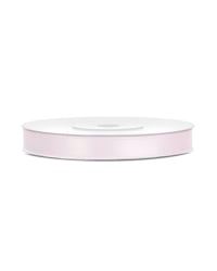 Satin Ribbon, light powder pink, 6mm/25m