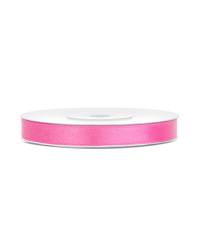 Satin Ribbon, pink, 6mm/25m
