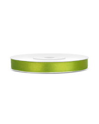 Satin Ribbon, green apple, 6mm/25m (1 pc. / 25 lm)