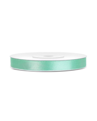 Satin Ribbon, mint, 6mm/25m