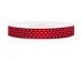 Satin ribbon, red, 12mm/25m (1 pc. / 25 lm)