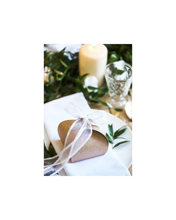 Chiffon Ribbon, white, 25mm/25m (1 pc. / 25 lm)