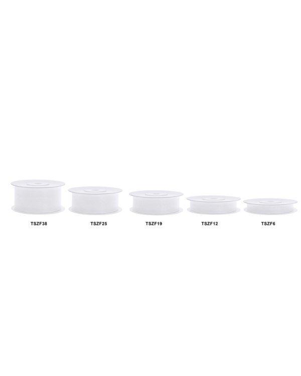 Chiffon Ribbon, white, 12mm/25m (1 pc. / 25 lm)