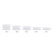 Chiffon Ribbon, white, 12mm/25m (1 pc. / 25 lm)