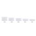Chiffon Ribbon, white, 38mm/25m