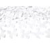Confetti cannon with butterflies, white, 80cm