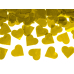 Confetti cannon with hearts, gold, 60cm
