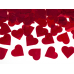 Confetti cannon with hearts, red, 80cm