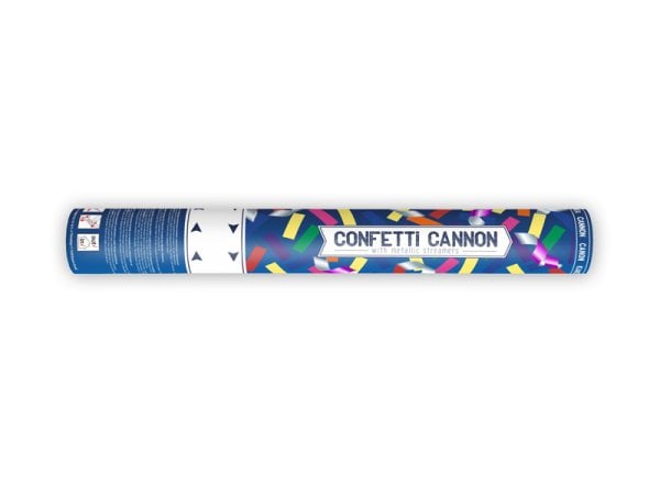 Confetti and streamers cannon, mix, 40cm