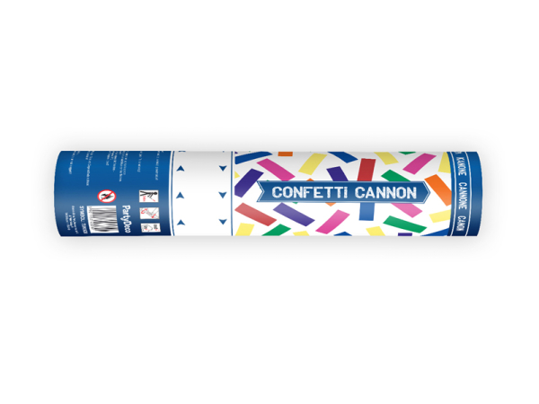 Confetti cannon, mix, 20cm Confetti cannon, mix, 20cm