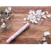 Confetti cannon with rose petals, white, 40cm