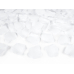 Confetti cannon with rose petals, white, 80cm