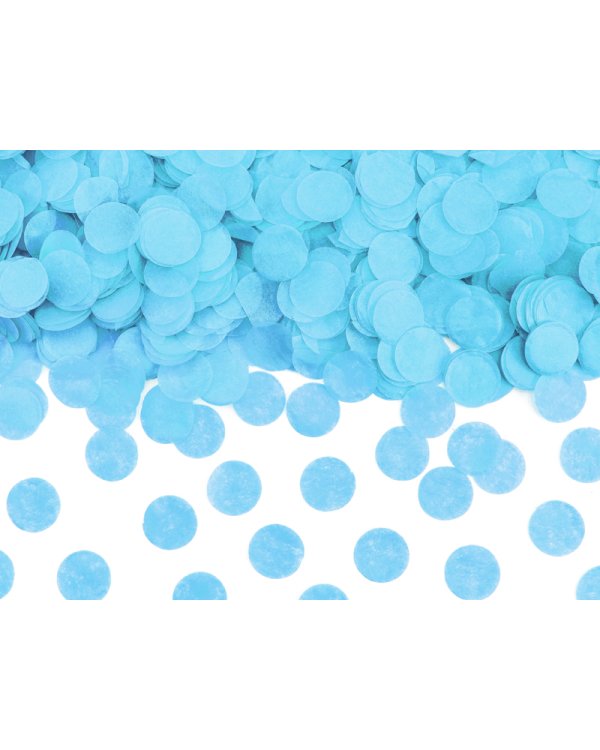 Gender reveal confetti cannon - Ready to pop, blue, 60cm
