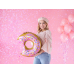 Gender reveal confetti cannon - Ready to pop, pink, 60cm