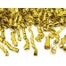 Confetti cannon with streamers, gold, 60cm