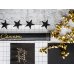 Confetti cannon with streamers, gold, 60cm