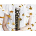 Confetti cannon with stars, gold, 60cm