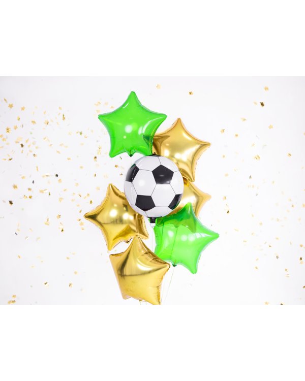 Confetti cannon with stars, gold, 80cm