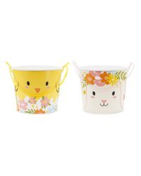 Treat buckets Easter, 14 cm, mix (1 pkt / 2 pc.)