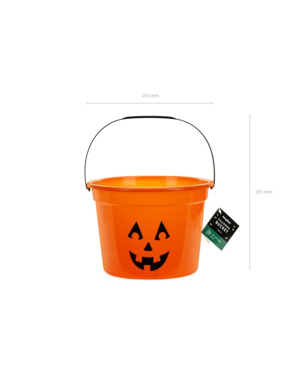 Pumpkin bucket, 20.5x15cm, mix