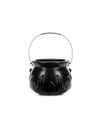 Cauldron Pot bucket, 18x13.5cm, black