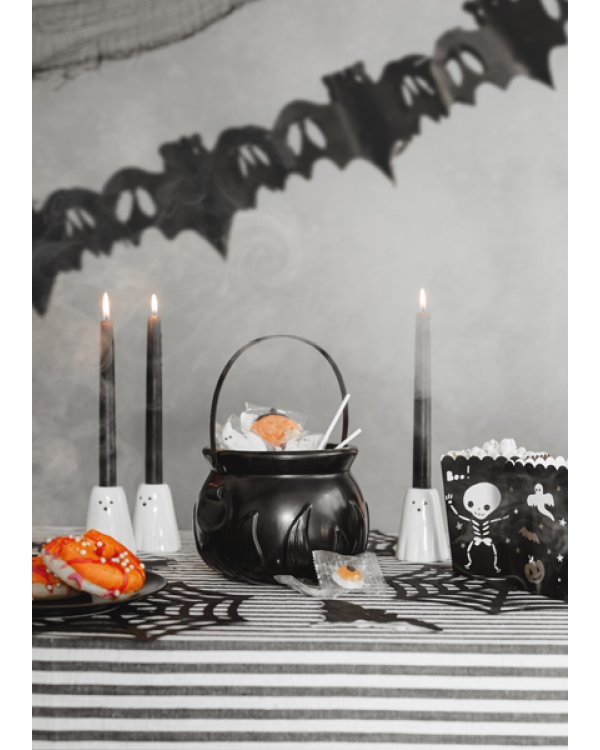 Cauldron Pot bucket, 18x13.5cm, black