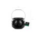 Cauldron Pot bucket, 18x13.5cm, black