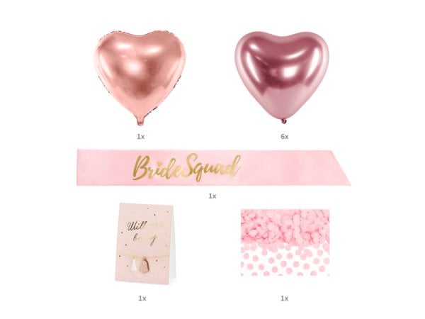 Bride's maid party box, mix (1 pkt / 10 pc.)