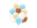 Latex balloons set, mix (1 pkt / 10 pc.)