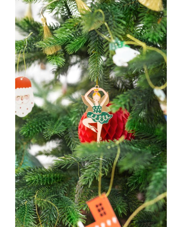 Metal hanging decoration Ballerina, mix, 5x10cm