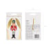 Metal hanging decoration Nutcracker, mix, 3x10cm