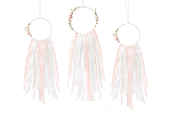 Decoration kit - Dream catchers, mix (1 pkt / 3 pc.)