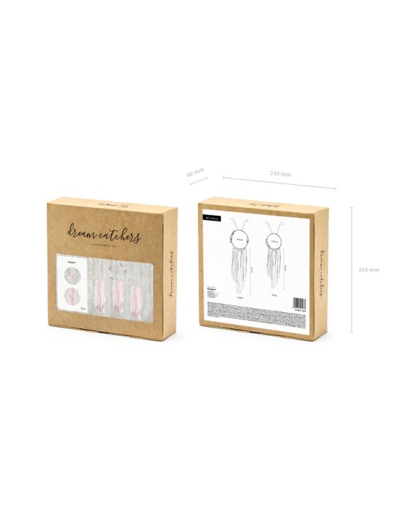 Decoration kit - Dream catchers, mix (1 pkt / 3 pc.)