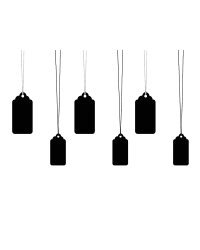 Gift tags with a flounce (1 pkt / 6 pc.)