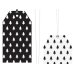 Gift tags Christmas trees (1 pkt / 12 pc.)