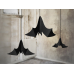 Hanging decoration Bats, black (1 pkt / 3 pc.)