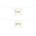 Chair signs - Bride Groom, gold (1 pkt / 2 pc.)