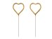 Sparklers Heart, gold, 16.5cm (1 pkt / 2 pc.)