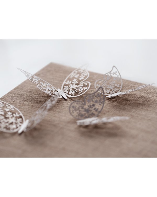 Paper Decorations Butterfly, 8 x 5cm (1 pkt / 10 pc.)