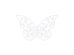 Paper Decorations Butterfly, 6.5 x 4cm (1 pkt / 10 pc.)