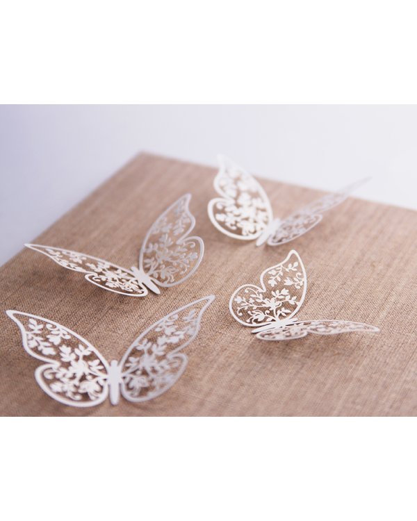 Paper Decorations Butterfly, 6.5 x 4cm (1 pkt / 10 pc.)
