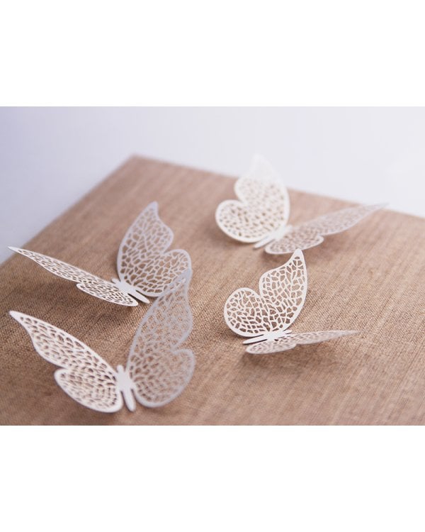 Paper Decorations Butterfly, 6.5 x 4cm (1 pkt / 10 pc.)