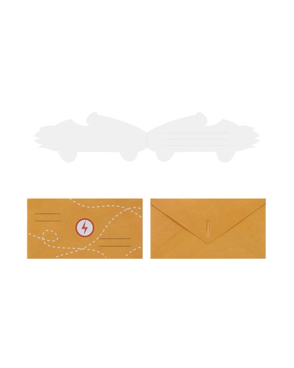 Invitations Car, mix (1 pkt / 6 pc.)