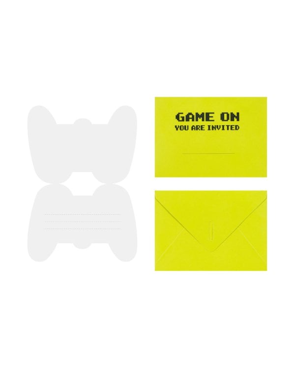 Invitations Gamepad, mix (1 pkt / 6 pc.)