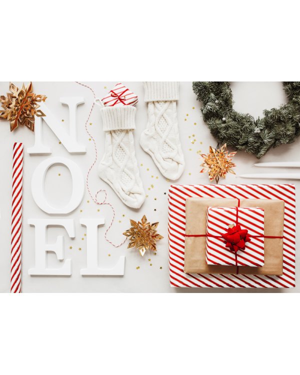 Hanging decoration Snowflakes, gold, 15-25cm (1 pkt / 6 pc.)