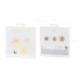 Hanging decoration Snowflakes, gold, 15-25cm (1 pkt / 6 pc.)