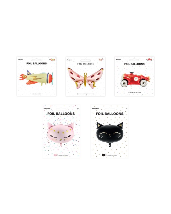 Foil balloons set - Children's, mix (1 pkt / 25 pc.)