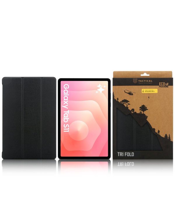 Tactical Book Tri Fold Case Чехол для планшета Samsung Galaxy TAB S11 / чёрный