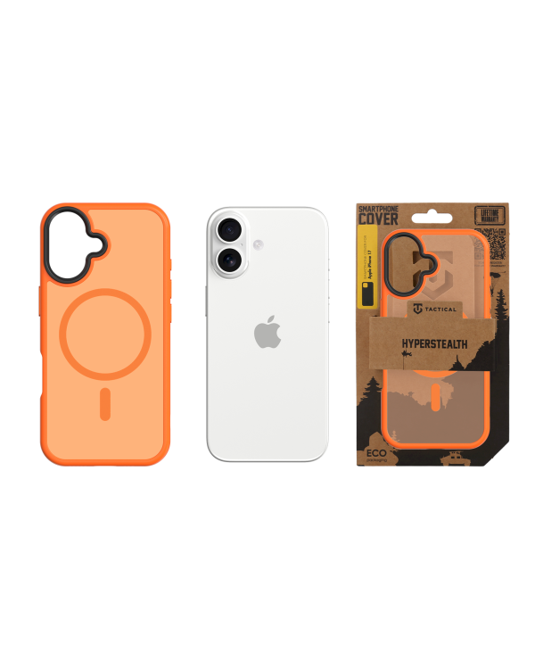 Дополнительное изображение книги «Tactical MagForce Hyperstealth Cover Защитный чехол для iPhone 17 / оранжевый»