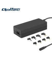 Qoltec 50011 Универсальное 65W (Max 3.5A) AC Автоматическая Сетевая зарядка c 8